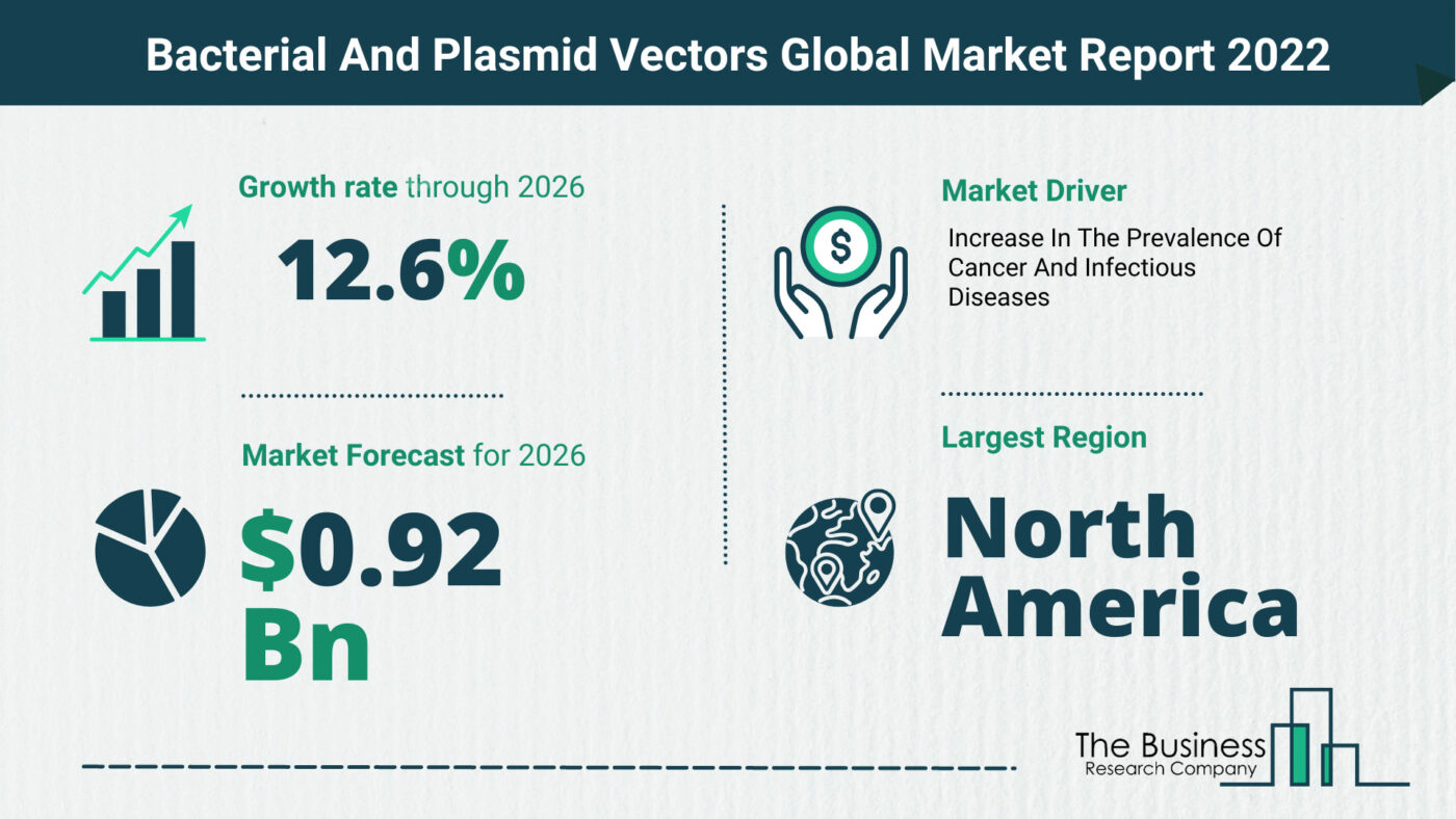 How Will The Bacterial And Plasmid Vectors Market Grow In 2022?