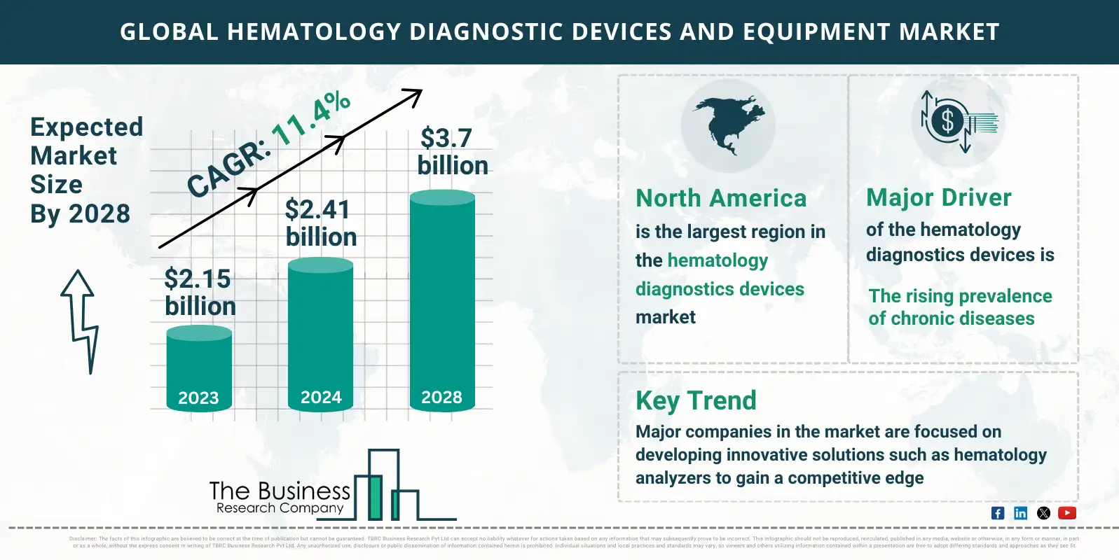 Global Hematology Diagnostic Devices And Equipment Global Market Report 2024 Market Size