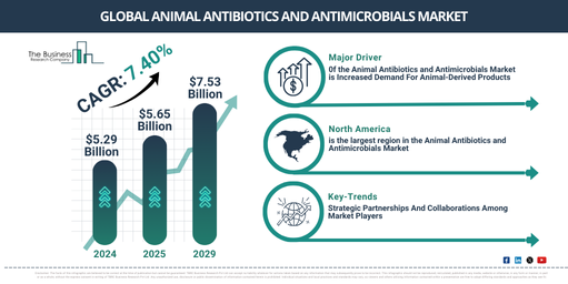 Animal Antibiotics and Antimicrobials Market Analysis: Key Insights on Growth Rates, Trends, and Major Opportunities