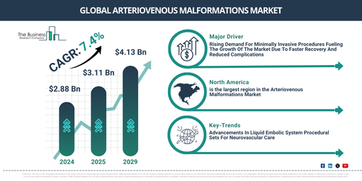 How the Arteriovenous Malformations Global Market Report 2025 Market Will Grow: Key Trends, Market Size, and Opportunities Beyond 2025