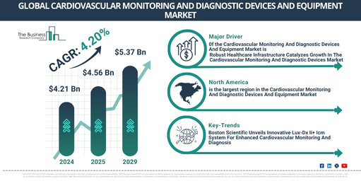 Global Cardiovascular Monitoring And Diagnostic Devices And Equipment Market