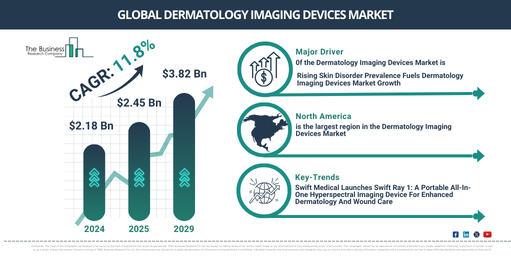 Dermatology Imaging Devices Market Size to Exceed $3.82 Billion by 2029 | Growth and Industry Trends