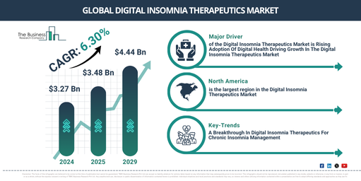 Global Digital Insomnia Therapeutics Market Revenue and CAGR Forecast Analysis 2025–2029