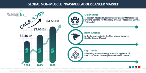 Which Emerging Trends Are Driving The Non-Muscle Invasive Bladder Cancer Market Toward $4.58 Billion By 2029?