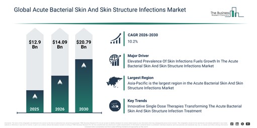 Acute Bacterial Skin And Skin Structure Infections Market Global Report 2026 Market Outlook 2026–2030 Exploring New Business Opportunities