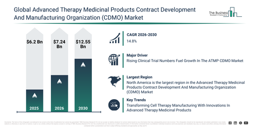 Global Advanced Therapy Medicinal Products Contract Development And Manufacturing Organization (CDMO) Market Global Report 2026 Market