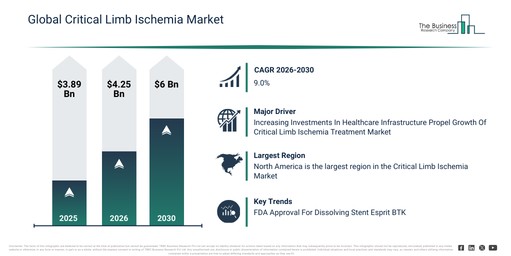 Global Critical Limb Ischemia Market Global Report 2026 Market