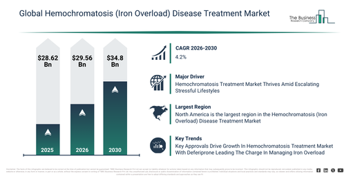 Hemochromatosis (Iron Overload) Disease Treatment Market Forecast 2026–2035 Reflecting Expansion Opportunities Across Industries