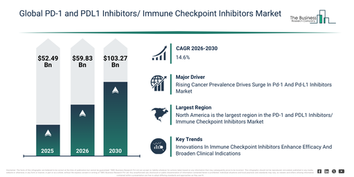 Rising Cancer Prevalence Drives Surge In Pd-1 And Pd-L1 Inhibitors Market Is Supporting Development Across The PD-1 and PDL1 Inhibitors/ Immune Checkpoint Inhibitors Market
