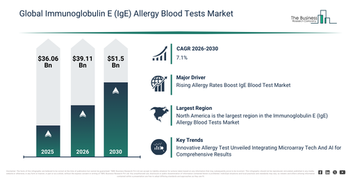 Immunoglobulin E (IgE) Allergy Blood Tests Market Forecast Analysis Through 2030 With Insights On Industry Expansion